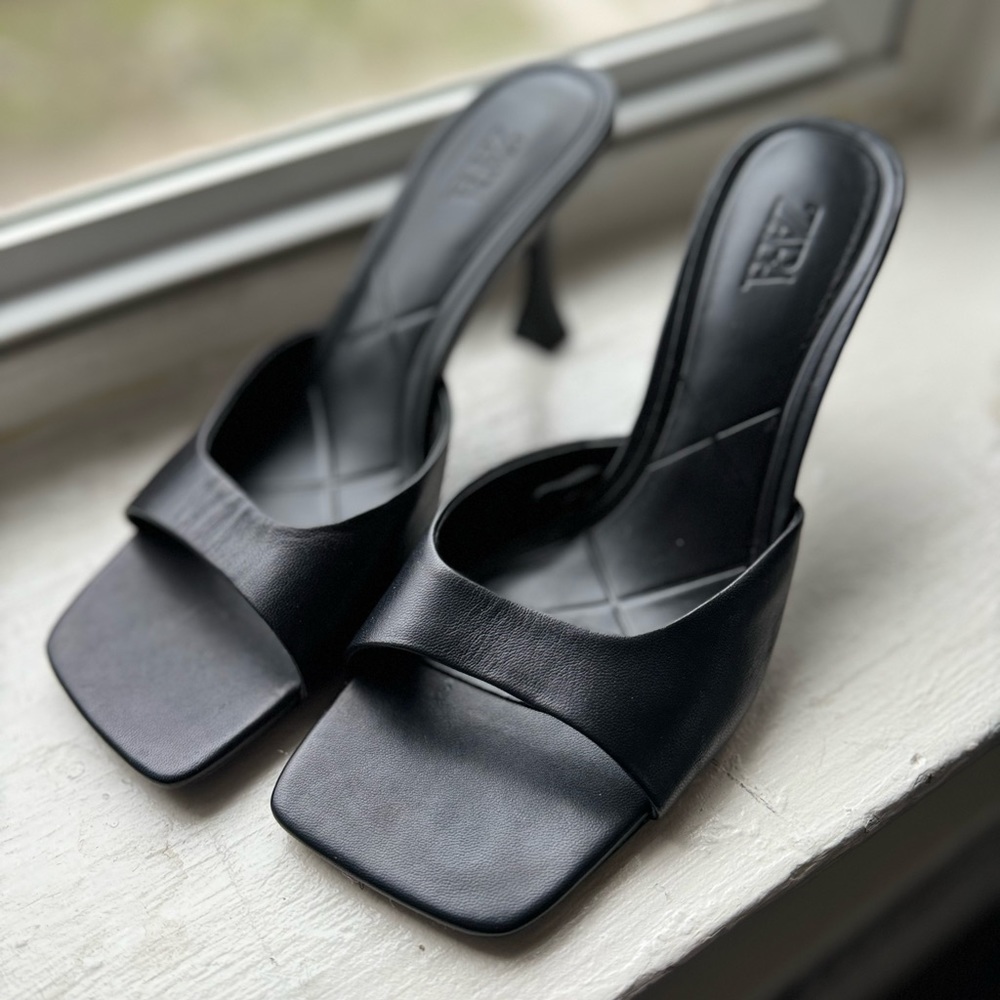 ZARA Black Sandals
